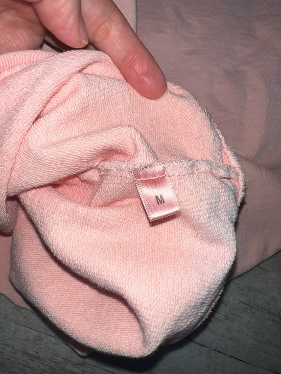 NEW J. Crew “Bonjour Sailor” Light Pink Sweatshirt with Slight Paint Splatter - Picture 7 of 8